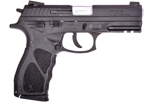 Picture of Taurus 1TH40041 TH Full Size 40 S&W 15+1 4.27" Matte Stainless Steel Barrel, Matte Black Serrated Slide, Black Polymer Frame w/Picatinny Rail, Black Finger Grooved Polymer Grip Right Hand 1-TH40041