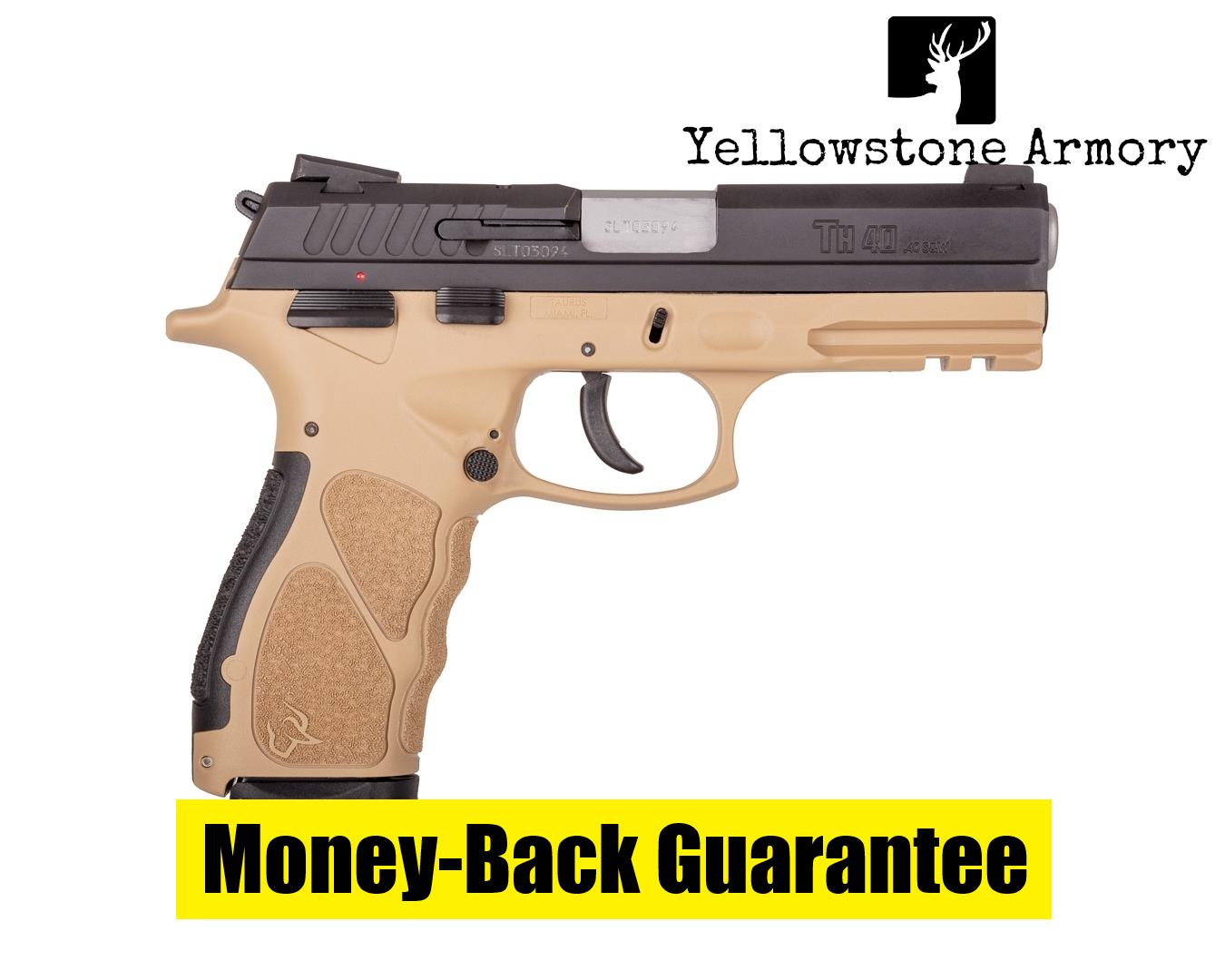 TAURUS TH40 40S&W BLK/FDE 4.3" 15+1 # 1-TH40041T-img-0