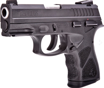 Picture of Taurus 1TH40C031 THc Compact 40 S&W 15+1/11+1 3.54" Matte Stainless Steel, Barrel Matte Black Serrated Slide, Black Polymer Frame w/Picatinny Rail, Black Finger Grooved Polymer Grip, Right Hand 1-TH40C031