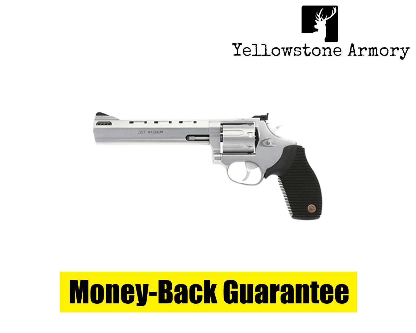 Taurus Tracker 627 Revolver 357 mag 6 in. Stainless 7 rd. Rubber 2627069-img-0