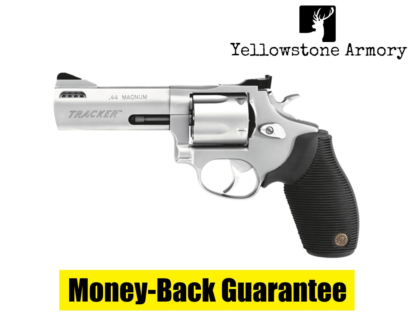 Taurus Tracker Model 44 Revolver Rem Magazine 4 in. Stainless 5 2440049TKR-img-0