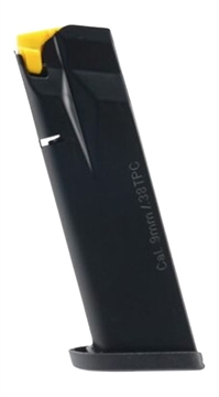 Picture of Taurus TX9 Compact Size Handgun Magazine 9mm Luger 17rd Black w/Yellow Follower 358-0041-02