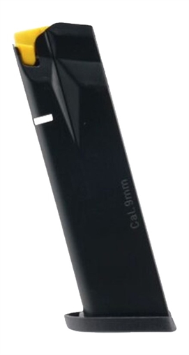Picture of Taurus TX9 Full Size Handgun Magazine 9mm Luger 19rd Black w/Yellow Follower 358-0042-02