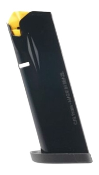 Picture of Taurus TX9 Subcompact Size Handgun Magazine 9mm Luger 15rd Black w/Yellow Follower 358-0043-02