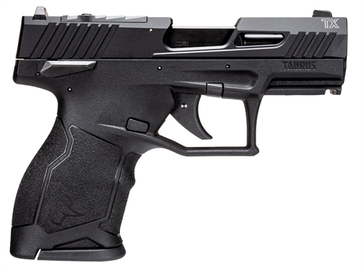 Picture of Taurus USA TX22, Single Action Only, Semi-automatic, Polymer Framed Pistol, Compact, 22 LR, 3.6" Threaded Barrel, Matte Finish, Black, Ramp Front/Adjustable Rear, 10 Rounds, 2 Magazines, Manual Safety 1-TX22131-10 1TX2213110
