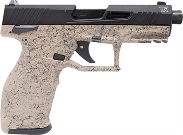 Picture of Taurus USA TX22 Generation 2, Semi-automatic, Striker Fired, 22LR, 4.6" Threaded Barrel, Manual Safety, Matte Finish, Black with FDE Splatter on Frame, 2 Magazines (1) 22 Round and (1) 16 Round 1-2TX22141SP3 12TX22141SP3
