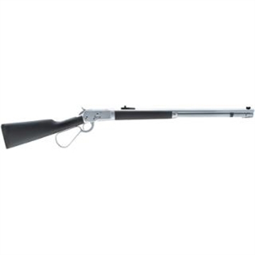 Picture of Taylors & Company 1892 Alaskan Take-Down 44 Rem Mag Caliber with 10+1 Capacity, 20" Barrel, Matte Chrome Metal Finish & SoftTouch Black Synthetic Stock Right Hand (Full Size) 220110
