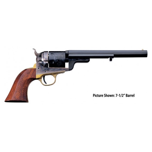 Picture of Taylors & Company 1851 C. Mason 38 Special 6rd Shot 5.50" Blued Round Barrel Blued Cylinder Color Case Hardened Color Case Hardened Steel Frame Walnut Grip 550733