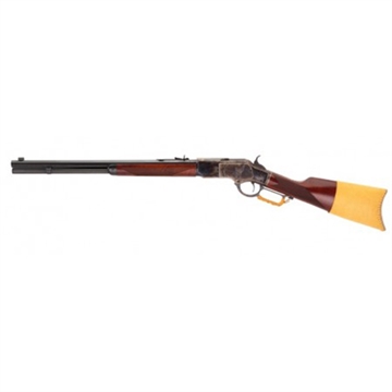 Picture of Taylors & Company 1873 Comanchero 357 Mag Caliber with 10+1 Capacity, 20" Blued Barrel, Color Case Hardened Metal Finish & Checkered Walnut Stock Right Hand (Full Size) 550220COM