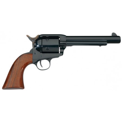 Picture of Taylors & Company 1873 Cattleman 44 Rem Mag Caliber with 6" Barrel, 6rd Capacity Cylinder, Overall Blued Finish Steel & Walnut Army Size Grip 550428