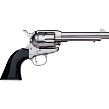 Picture of Taylors & Company 1873 Cattleman 45 Colt (LC) Caliber with 5.50" Barrel, 6rd Capacity Cylinder, Overall Nickel-Plated Finish Steel, Ivory Synthetic Grip & Overall Taylor Polish 555114