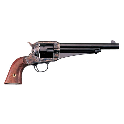 Picture of Taylors & Company 1875 Army Outlaw 45 Colt (LC) Caliber with 7.50" Blued Finish Barrel, 6rd Capacity Blued Finish Cylinder, Color Case Hardened Finish Steel Frame & Walnut Grip 550383