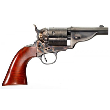 Picture of Taylors & Company The Hickok Open-Top 38 Special Caliber with 3.50" Blued Finish Barrel, 6rd Capacity Blued Finish Cylinder, Color Case Hardened Finish Steel Frame & Walnut Army Size Grip 550958