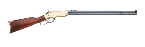 Picture of Taylors & Company 1860 Henry 45 Colt (LC) Caliber with 13+1 Capacity, 24.25" Blued Barrel, Brass Metal Finish & Walnut Stock Right Hand (Full Size) 550285