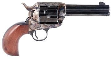 Picture of Taylors & Company 1873 Cattleman 357 Mag Caliber with 4.75" Blued Finish Barrel, 6rd Capacity Blued Finish Cylinder, Color Case Hardened Finish Steel Frame & Birdshead Walnut Grip 200069