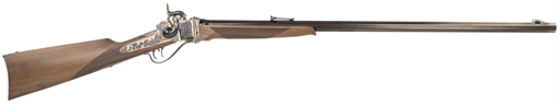 Picture of Taylors & Company 1863 Sharps Sporting 45 Cal Percussion 1rd 32" Blued Octagon Barrel, Color Case Hardened Rec, Walnut Furniture, Double Set Trigger, Dovetail Ladder Sight 210120