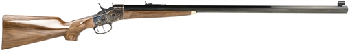 Picture of Taylors & Company Rolling Block John Bodine 45-70 Gov 1rd 34" Blued Octagon Barrel, Color Case Hardened Steel Receiver, Walnut/ Fixed Pistol Grip Stock, Right Hand 210164