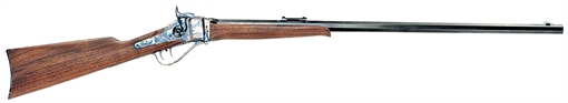 Picture of Taylors & Company 1874 Sharps Sporting 45-70 Gov Caliber with 1rd Capacity, 32" Blued Barrel, Color Case Hardened Metal Finish & Walnut Stock Right Hand (Full Size) 220008