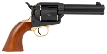 Picture of Taylors & Company Old Randall 357 Mag Caliber with 4.75" Barrel, 6rd Capacity Cylinder, Overall Blued Finish Steel & Walnut Navy Size Grip 550430