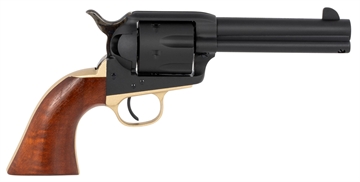 Picture of Taylors & Company Old Randall 45 Colt (LC) Caliber with 4.75" Barrel, 6rd Capacity Cylinder, Overall Blued Finish Steel & Walnut Navy Size Grip 550432
