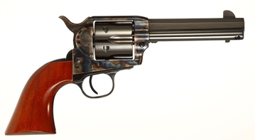 Picture of Taylors & Company 1873 Cattleman Drifter 357 Mag Caliber with 4.75" Blued Finish Barrel, 6rd Capacity Blued Finish Cylinder, Color Case Hardened Finish Steel Frame & Walnut Grip 556104
