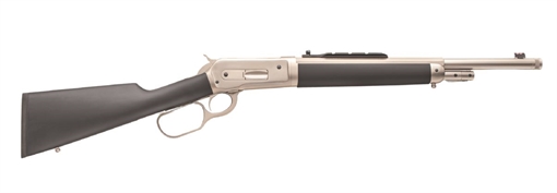 Picture of Taylors & Company 1886 Ridge Runner Take Down 45-70 Gov Caliber with 4+1 Capacity, 18.50" Barrel, Matte Chrome Metal Finish & SoftTouch Black Synthetic Stock Right Hand (Full Size) 220090