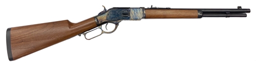Picture of Taylors & Company 1873 TC73 9mm Luger 10+1 18" Blued Threaded Barrel, Color Case Hardened Receiver, Walnut Fixed Stock, Right Hand 240002