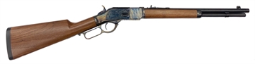 Picture of Taylors & Company 1873 TC73 9mm Luger 10+1 18" Blued Threaded Barrel, Color Case Hardened Receiver, Walnut Fixed Stock, Right Hand 240002