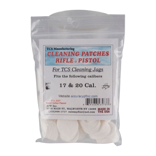 Picture of Tcs CLEANING PATCHES 17-22 CALIBER P17-20