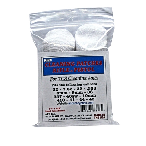Picture of Tcs TCS CLEANING PATCHES 30 CALIBER - 45 CALIBER P30-45