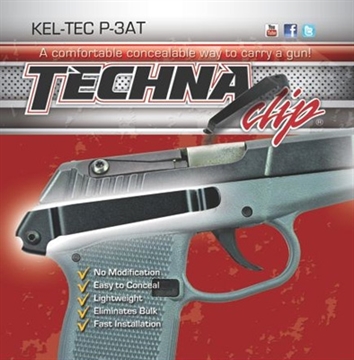 Picture of TECHNA CLIP GUN BELT CLIP FOR KEL-TEC P3AT/P32 RIGHT HAND ( 6 PER CASE ) P3BR