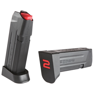 Picture of Amend2 A2-19 15rd 9mm Luger Compatible w/Glock 19 Black Polymer A2GLOCK19BLK