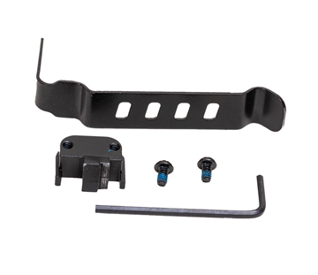 Picture of Techna Clip Conceal Carry Gun Belt Clip Fits Sig P320 Black Carbon Fiber Belt Mount P320BA