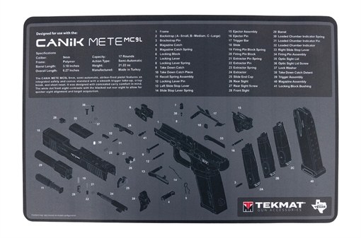 Picture of TEKMAT TEK-R17-CANIK-MC9L   17X11 CANIK MC9L TEKR17CANIKMC9L