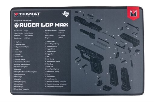 Picture of TEKMAT TEK-R17-RUGER-LCPMAX 17X11 RUGER LCP MAX TEKR17RUGERLCPMAX