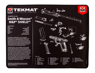 Picture of TEKMAT TEK-R20-SW-MP-SHIELD 20X15 ULTRA GLK S&WSHL TEKR20SWMPSHIELD
