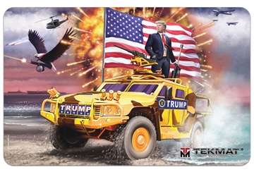Picture of TekMat Trump Cleaning Mat Multi-Color Rubber 11"x17" Trump Freedom Portrait TEKR17TRUMP