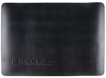 Picture of TekMat Stealth Ultra 20 Cleaning Mat Black Rubber 15"x20" TEKMAT Logo TEKR20STEALTHBK