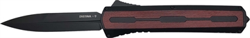 Picture of Zastava A7 OTF Knife - Serbian Red Wood S35VN Dagger Blade ZA7SRD A7R_T6WRD_S35BK3_A1