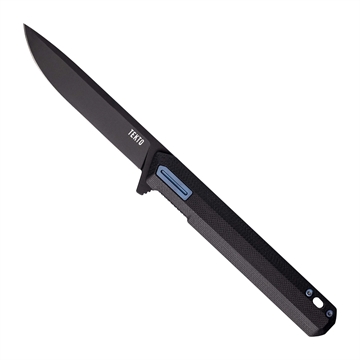 Picture of TEKTO GEAR BRAVO BLACK G10 HANDLE BLUE TI ACCENTS D2 F2RG1BKD2BK1