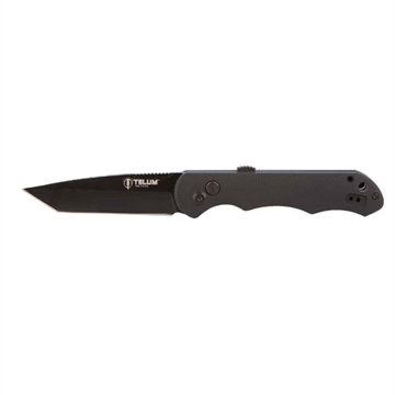 Picture of Telum Aftershock Tactical Automatic Knife 3-1/2" Tanto Blade Black TT3062
