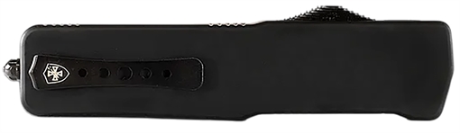 Picture of Templar Knife  Premium LW  Small 3.25" OTF Dagger Plain Black Oxide Stonewashed Powder Coated D2 Steel Blade, 5" Aluminum Handle 093674818163