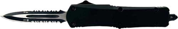 Picture of TEMPLAR KNIFE LARGE OTF BLACK RUBBER 3.5" BLACK DAGGER SRRTD LBR431