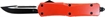 Picture of TEMPLAR KNIFE LARGE OTF BLAZE ORANGE 3.5" BLACK DROP POINT LZBO331
