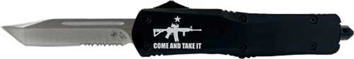 Picture of TEMPLAR KNIFE LARGE OTF COME AND TAKE IT AR 3.5" SILVER BLD LAR15532