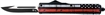 Picture of TEMPLAR KNIFE SLIM OTF BACK THE RED 3.1" BLK DROP POINT MBTR331