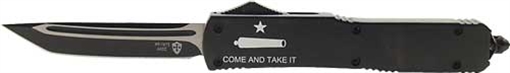 Picture of TEMPLAR KNIFE SLIM OTF COME AND TAKE IT 3.1" BLACK TANTO MCATI231