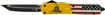 Picture of TEMPLAR KNIFE SLIM OTF DON'T TREAD ON ME 3.1" BLACK TANTO MDTOM231