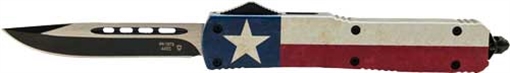 Picture of TEMPLAR KNIFE SLIM OTF FULL CAPTAIN 3.1" BLACK DROP POINT MCAP331
