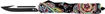 Picture of TEMPLAR KNIFE SLIM OTF QUILT 3.1" BLACK DROP POINT MQT331